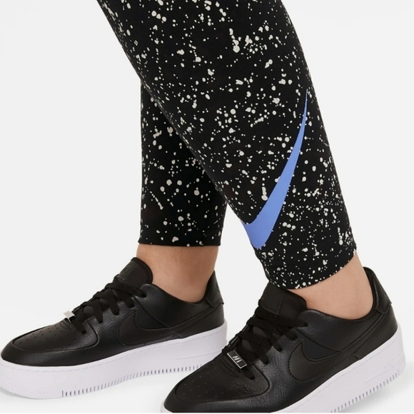 Nike Women's Sportswear Plus Size Leg-A-See High Waisted Leggings 3xl black pink - Picture 5 of 11